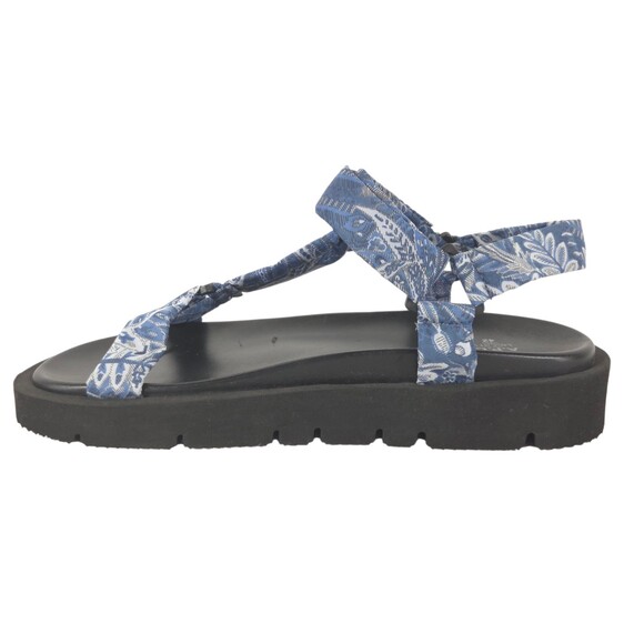 A.P.C. Liberty Anais Floral Sandals US 9 EU 42 Mens Blue Platform Strappy $285 main image 8